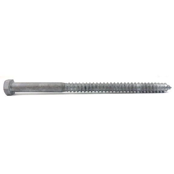 3/8" x 5" Lag Screws / Steel / Hot Dip Galvanized - 100 Piece Carton