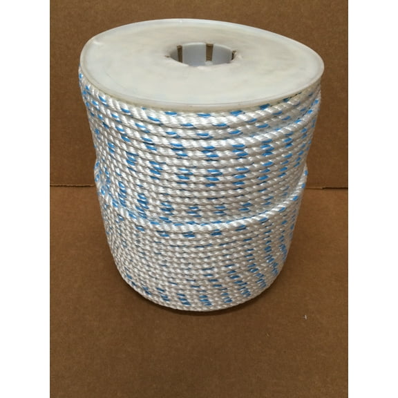 3/8" x 600' Polydac Poly Dacron Combo Rope MTC Dock Line & Anchor