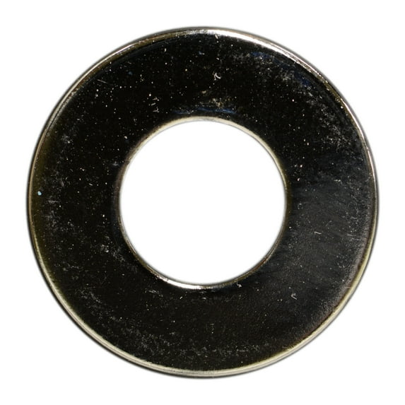 3/8" x 7/16" x 1" Polished 18-8 Stainless Steel USS Flat Washers (8 pcs.)