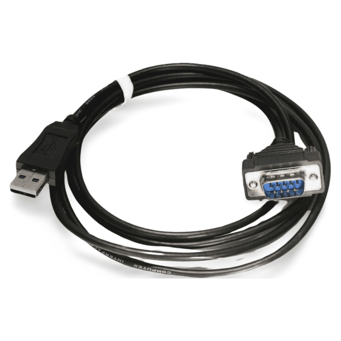 3.83ft USB to DB9 Male Serial Port Adapter FTDI Chipset - Black ...