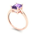 thumbnail image 1 of 3.84ct emerald cut natural swiss blue topaz 18k yellow gold engraving statement Bridal Wedding halo Designer Ring size 9.25, 1 of 7