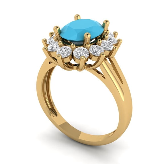 3.84ct emerald cut yellow Crystal 14k white gold engraving statement bridal wedding halo Designer Ring size 5.25