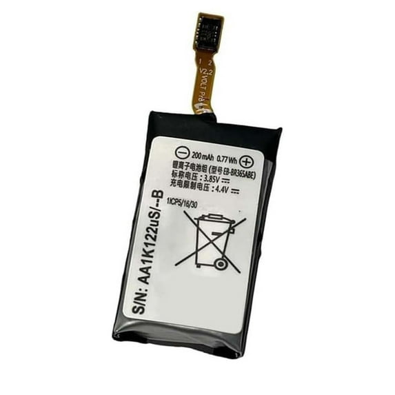3.85V 200mAh EB-BR365ABE 1ICP5/16/30 Replacement Battery for Gear Fit 2 Pro R365 SM-R365 Smart Watch