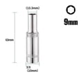 thumbnail image 1 of 3/8Inch Deep Socket Adapter Hex Socket Wrench Heads Ratchet Tool 8-24Mm 9Mm, 1 of 8