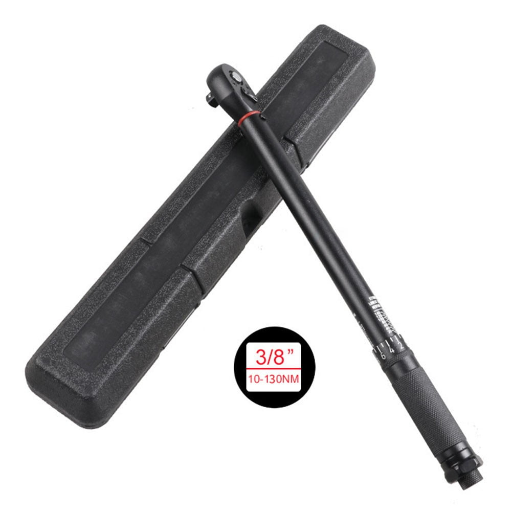 3/8Inch Drive Adjustable Click Torque Wrenches 10-130N.M With Case Hcs