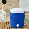 thumbnail image 1 of 3.8L Insulated Beverage Dispenser Portable Sports Hot & Cold Drink Thermal Insulation Dispenser Insulated Water Cooler For Camping Parties Camping(Blue), 1 of 7