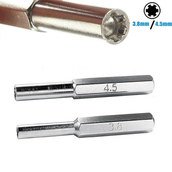 3.8Mm & 4.5Mm Security Screwdriver Bit For Security For Nes For Snes For N64 For Game Boy & Game Cube Stainless Steel 4.5Mm Smile Home