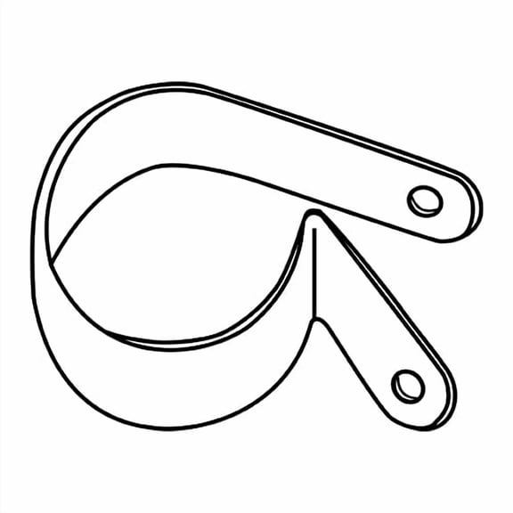 3/8X.140X.595 Standard Cable Clamps Nylon (Pack Qty 2,500) BC-375140CCN06
