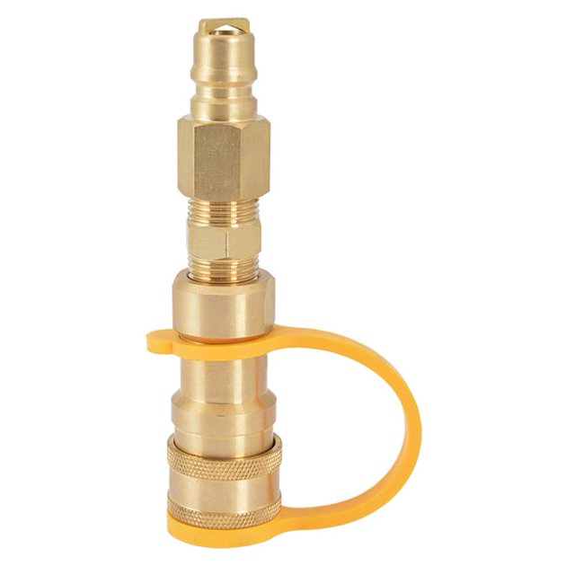 3/8inch Natural Gas Quick Connect Fitting LP Gas Propane Hose Quick Disconnect