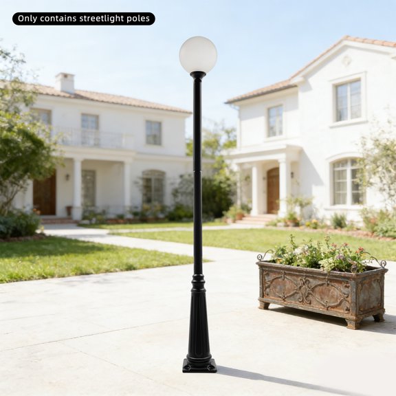 3.8m/149.6in Split-Type Light Post, Light Post, Outdoor Light Post