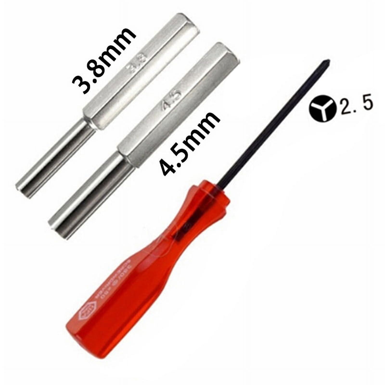 3.8mm + 4.5mm + triwing security screwdriver bit set for N64 game boy