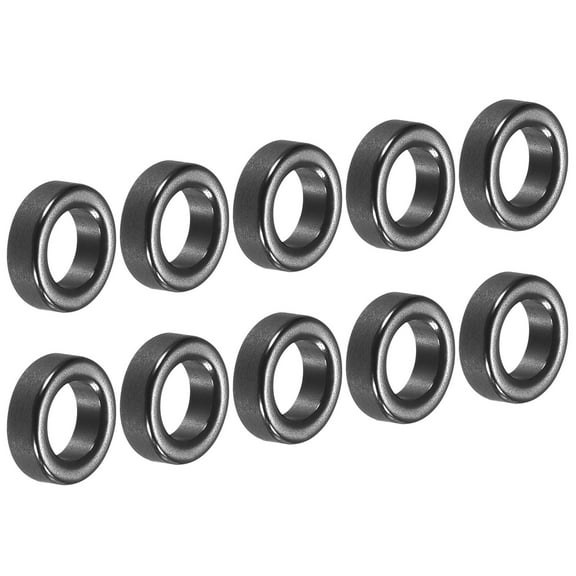 3.8mm Ceramic Guide Ring Fishing Rod Repair Kit, Black 10 Pack