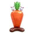 thumbnail image 1 of 3.9 Foot Easter Inflatables Outdoor Decorations Blow Up Easter Bunny Carrot Easter Decoration for Yard Garden Lawn Holiday Party Indoor Outdoor Decor, 1 of 5