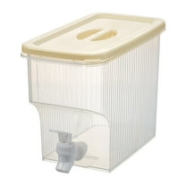 3.9 Gallon Drink Dispenser for Fridge with Spigot Water Dispenser Leak Proof Lids Filter Screen Beverage Juice Container Sealed Plastic Lemonade Milk Cold Hot Drink Tea Jug for Party
