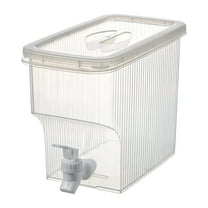 3.9 Gallon Drink Dispenser for Fridge with Spigot Water Dispenser Leak Proof Lids Filter Screen Beverage Juice Container Sealed Plastic Lemonade Milk Cold Hot Drink Tea Jug for Party