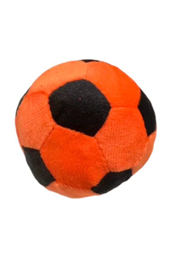 3.9-Inch Colorful Footbag Soft Cotton-Filled Sand-Free Lightweight Freestyle Toy Orange