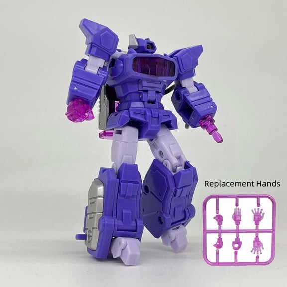 3.9 Inch Mini Retro Audio Robot, Pocket Size Concept Art Dual-Mode Transforming Action Figure