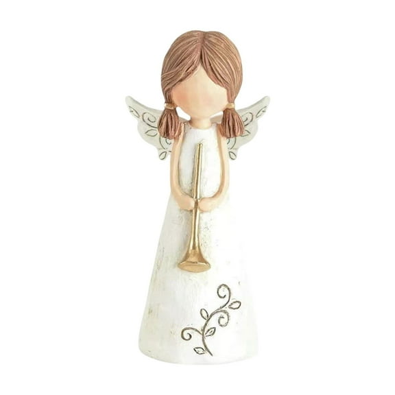 ‌3.9 Inch Resin Angel Statue - Hand-Carved Home Decor & Meaningful Gift for Loved Ones‌