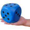 3.9 Inches Large Dice Stress Ball Toy, PU Foam Dice Squishies Toys for