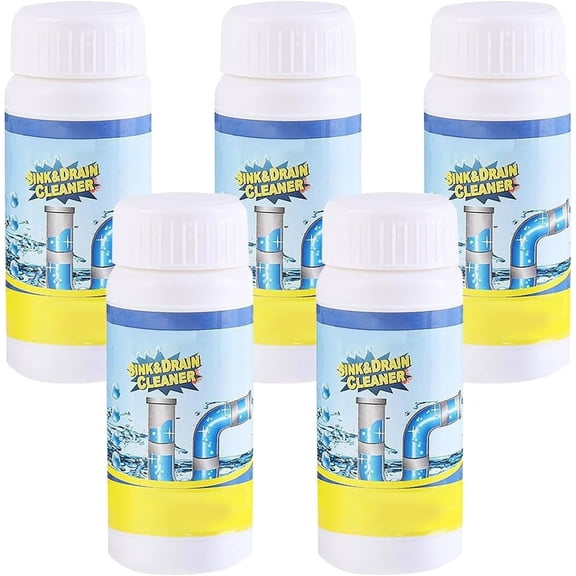 3.9 Oz Drain Cleaner Powder, Multi-Functional Powerful Pipe Unclogging Agent Drains Cleaner Fast Foaming,Suitable For Kitchens And Bathrooms