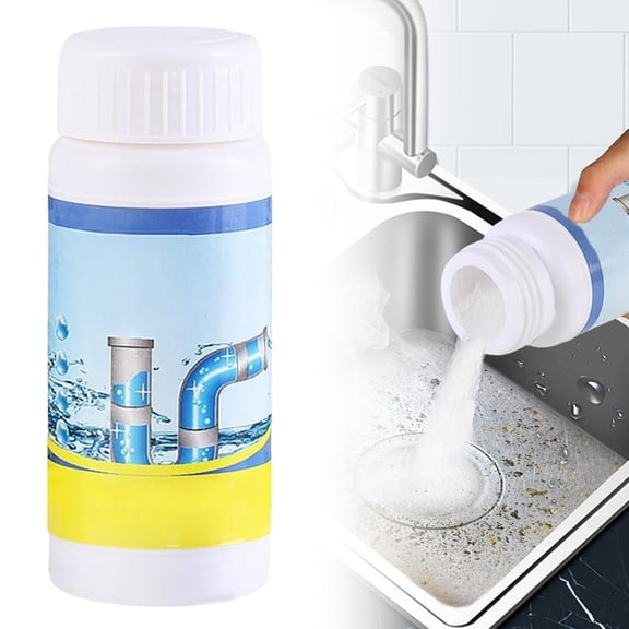 3.9 Oz Multi-Functional Powerful Pipe Unclogging Agent Drains Cleaner Fast Foaming, Suitable For Kitchens And Bathrooms(Please Pour Entire Bottle)