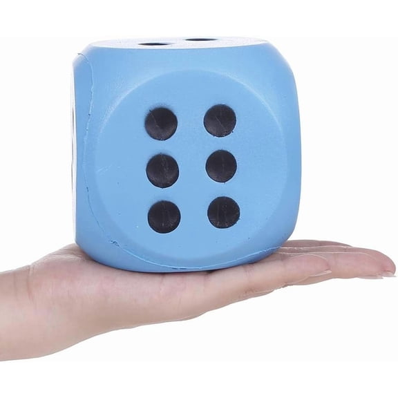 3.9" Squishies Dice: Charming Kawaii, Soft, Slow Rising, Scented. Ideal for Stress Relief, Kids' Toys, Collection, and Decorative Props.