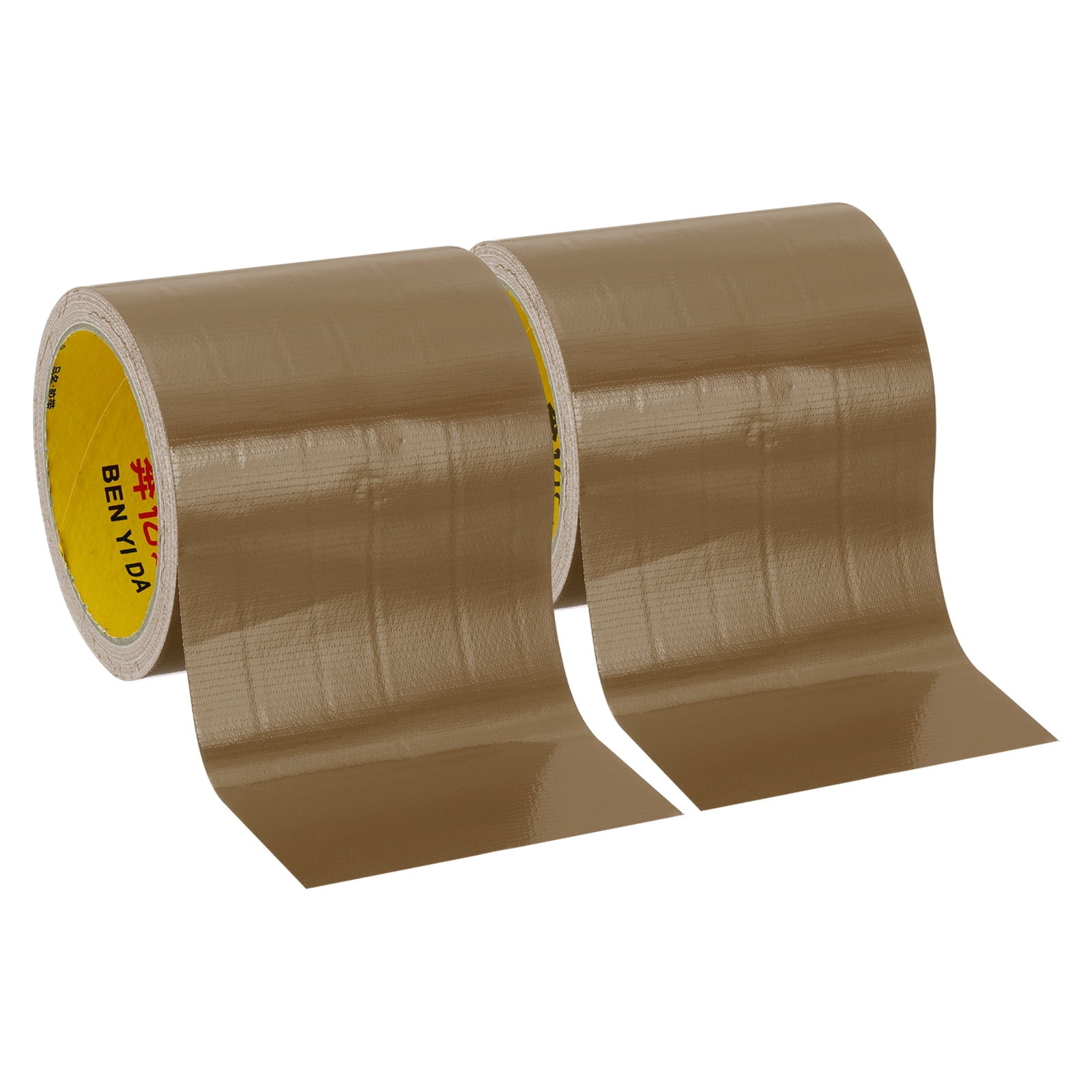Uxcell 3.9"x0.01" Bookbinding Tape 2 Roll 11 Yard Cloth Bookbinding Repair Tape Book Binding Tape Self Adhesive Brown