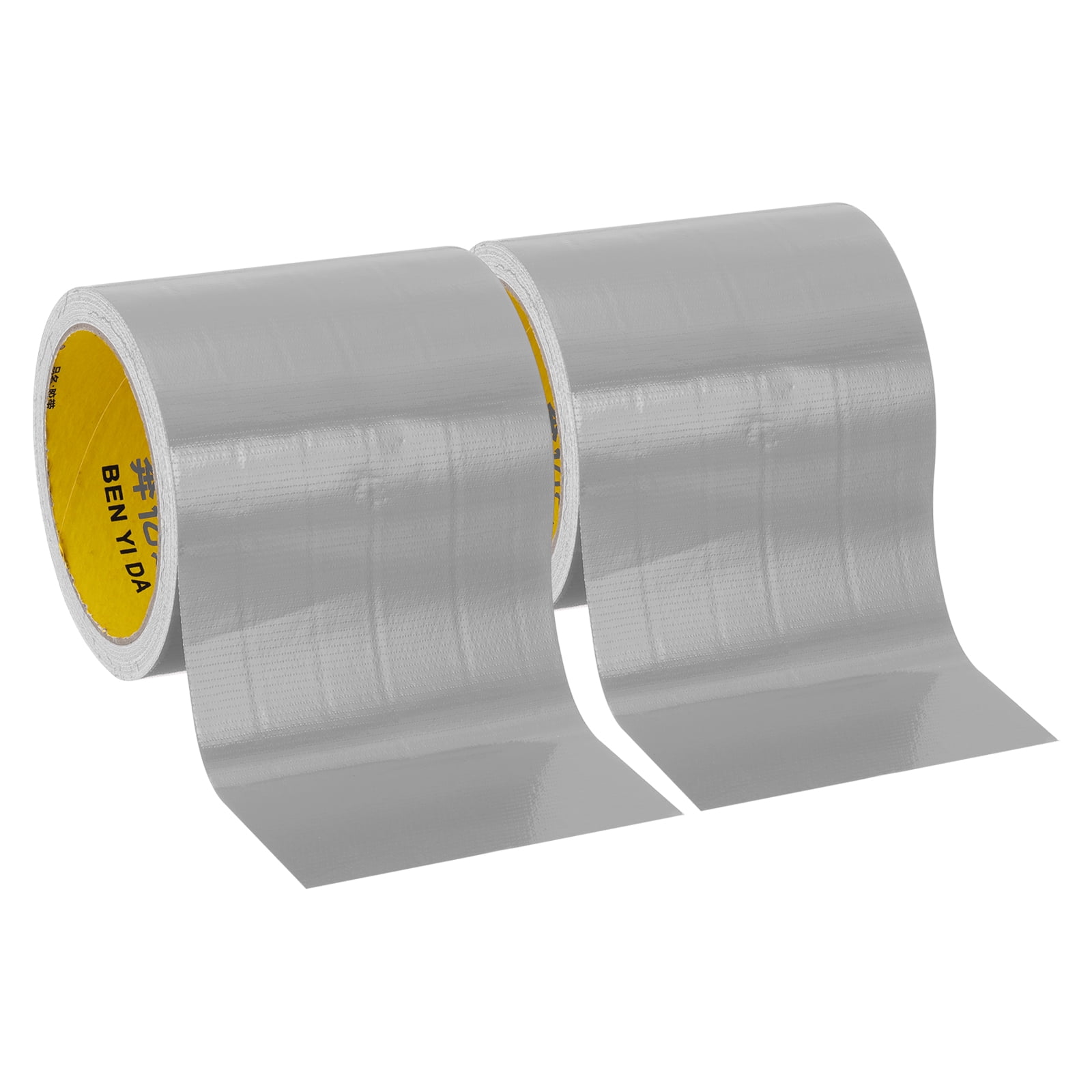 Uxcell 3.9"x0.01" Bookbinding Tape 2 Roll 11 Yard Cloth Bookbinding Repair Tape Book Binding Tape Self Adhesive Silver