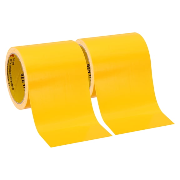 Uxcell 3.9"x0.01" Bookbinding Tape 2 Roll 11 Yard Cloth Bookbinding Repair Tape Book Binding Tape Self Adhesive Yellow