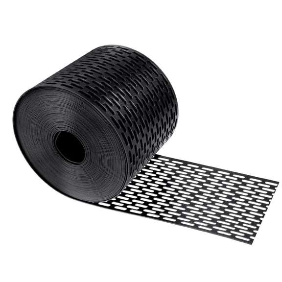 3.93" X32.8ft Soffit Vent Strip For Eaves Ventilation Weather-resistantposite Material | Fine Barrier Under-eave Exterior Solution