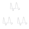 thumbnail image 1 of 3.93 inch Metal Plate Stands for Display, Plate Holder Pictures Frame Easel Display Stand, Iron Easels Picture Stand for Tabletop Photo Frames, Plates, Vinyl Record, Book Display, 1 of 1