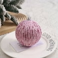 thumbnail image 1 of 3.94 Inch Christmas Tree Ornaments Decorations Balls Pink Hanging Balls Xmas Baubles Cute Shatterproof Hanging Ornaments for Home Decoration, Festival Party, 1 of 2