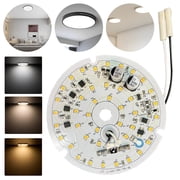 3.94 Inch Led Ceiling Fan Light Kit 18W 1530LM Dimmable 3000K/4000K/6500K LED Ceiling Fan Light Kit