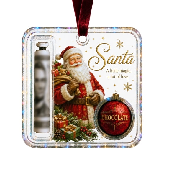 3.94‑Inch Personalized Christmas Cash & Treat Holder Ornament, Hanging Xmas Money Holder for Holiday Home Decor & Gift Giving