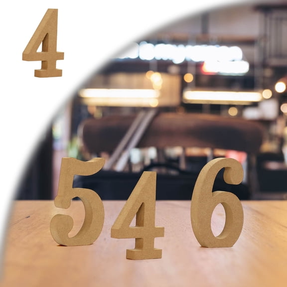 3.94 Inch Wood Letters Unfinished Wood Letters for Wall Decor Decorative Standing Letters Slices Sign Board Decoration for Craft Home Party Projects