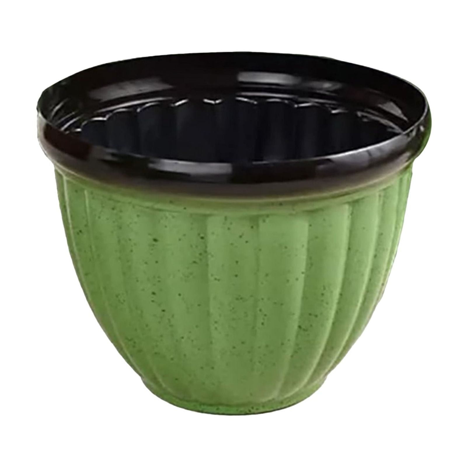 3.94 in Mini Ribbed Plastic Planter Pots,Modern Décor for Small Plants ...