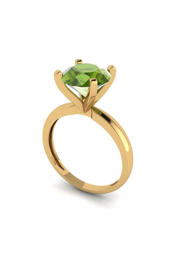 3.96ct Cushion Cut Brown Champagne Crystal 18k Pink Rose Gold Engraving Statement Bridal Wedding Designer Ring Size 5.25