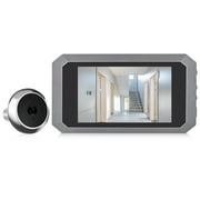 3.97-inch Peephole Camera for Apartment Door 2MP LCD Digital Peephole Viewer 120 Degree Color Infrared Camera 1080P Door Built-in 1400mAh Battery Type-C Rechargeable