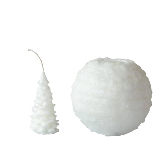 3.98in Swirl Sphere Decorative Candle Accent for Living Room Bedroom Decor, Modern Round Vortex Ball Ornament for Table Centerpiece Display