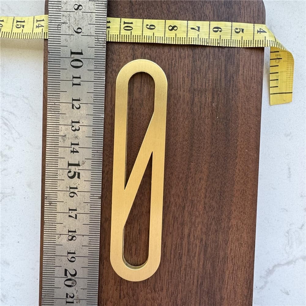 3.9Inch Self Adhesive Solid Brass English Letters for Wall Decor Metal House Numbers Mailbox Numbers Street Address Plaques Numbers Hardware (Number 0)