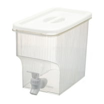 3.9L (1 Gallon) Beverage Dispenser with Spigot â Leakproof Iced Juice & Water Dispenser for Fridge, Parties, Restaurants â Drink Container with Lid for Lemonade, Tea, Bar & Kitchen Use