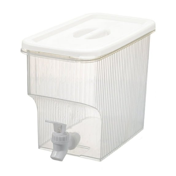 3.9L (1 Gallon) Beverage Dispenser with Spigot â Leakproof Iced Juice & Water Dispenser for Fridge, Parties, Restaurants â Drink Container with Lid for Lemonade, Tea, Bar & Kitchen Use