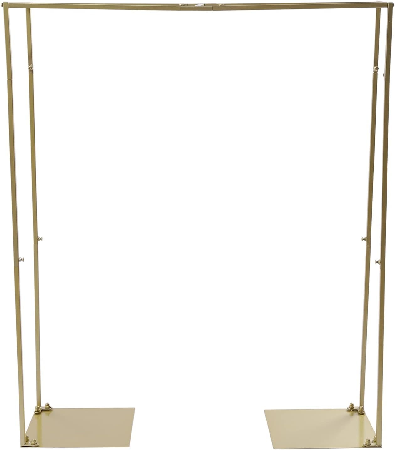 3.9ft Gold Wrought Iron Wedding Arch Stand