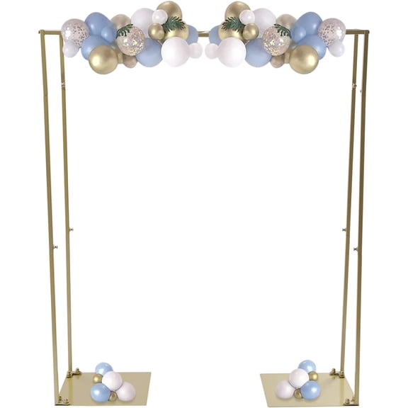 3.9ft x 3.3ft Wedding Arch Backdrop Stand Flower Balloon Rack Frame Garden Party Decoration, for Anniversaries, Parties, Store Opening Ceremony, Prom, Ceremony, Christmas