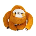 thumbnail image 1 of 3.9in Lifelike Sloth Stuffed Animal, Realistic Sloth Monkey Plush Toy, Soft Cuddly Animal Figure for Nature Enthusiasts, Decorative Wildlife Plushie Doll for Gifts, 1 of 5