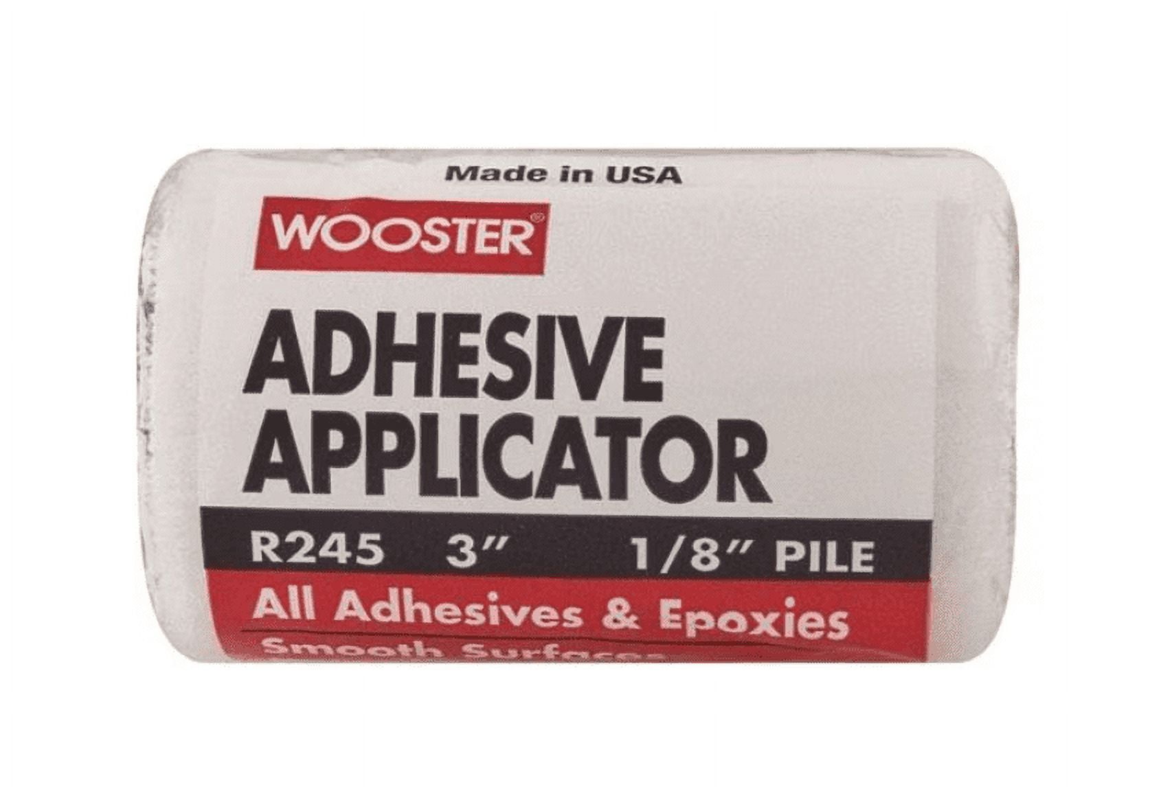 3" Adhesive Applicator, 1/8" Nap, Woven Fabric