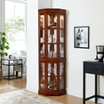 thumbnail image 1 of 3 Adjustable Shelves & Lighting / Customizable Corner Display, 1 of 3