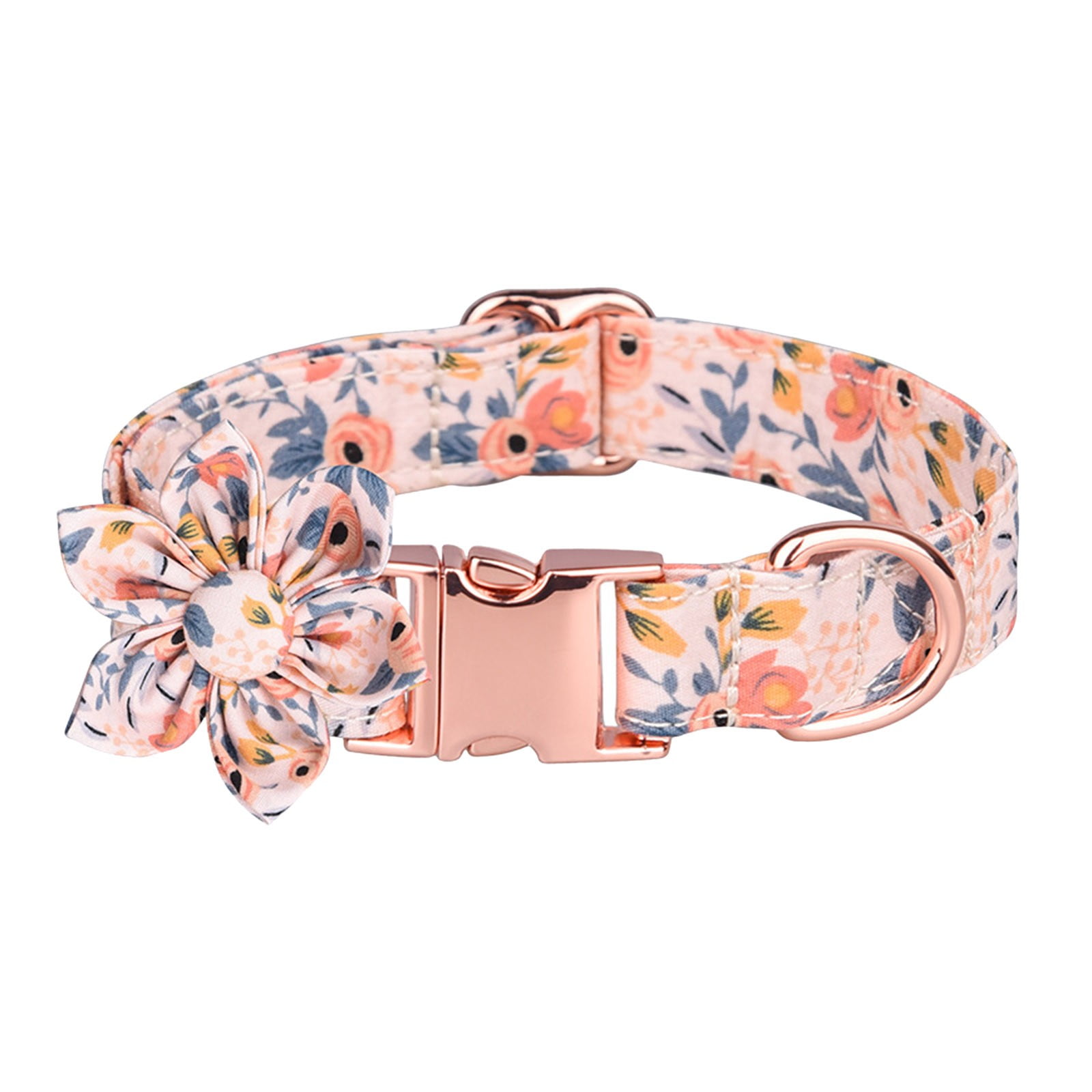 Personalized dog collars with metal buckle hot sale