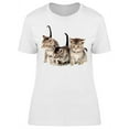 thumbnail image 1 of 3 Adorable Kittens T-Shirt Women -Image by Shutterstock, Female Medium, 1 of 2
