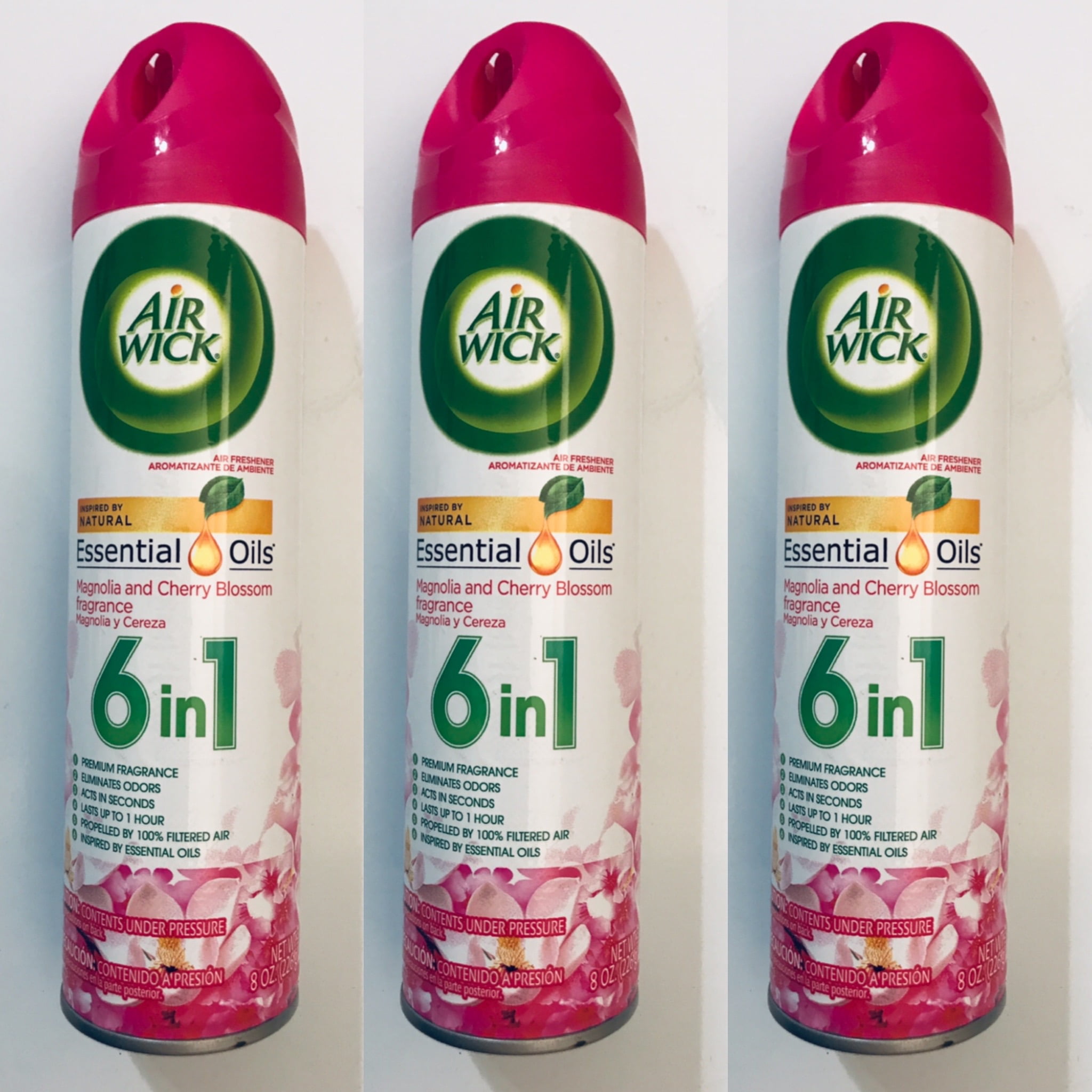 Air Wick Essential Oils Electric Magnolia And Cherry Blossom - Ricarica per  deodorante per ambienti Magnolia e Fiori di Ciliegio